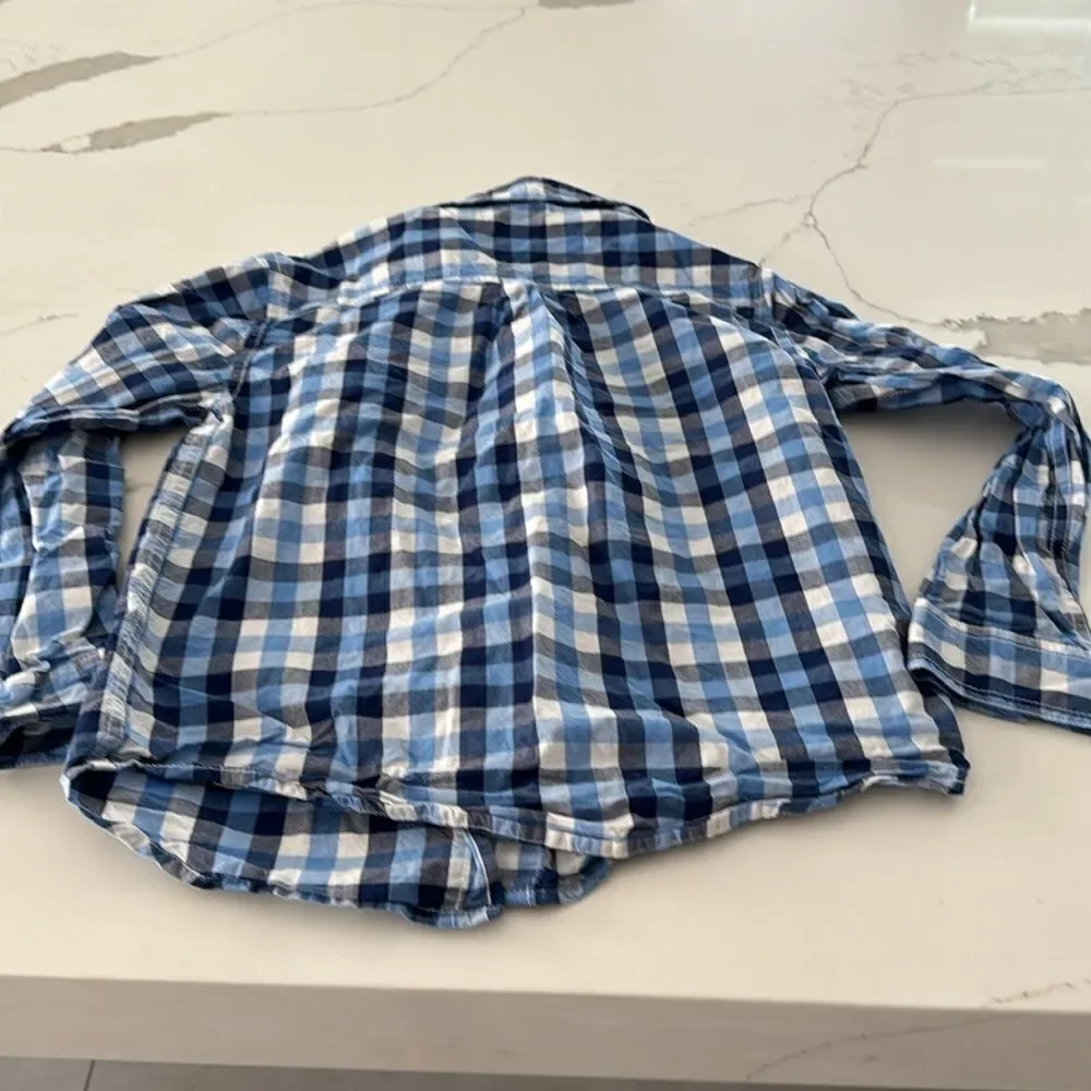 Gymboree Button down, long sleeve, collar shirt. Size L 10-12.